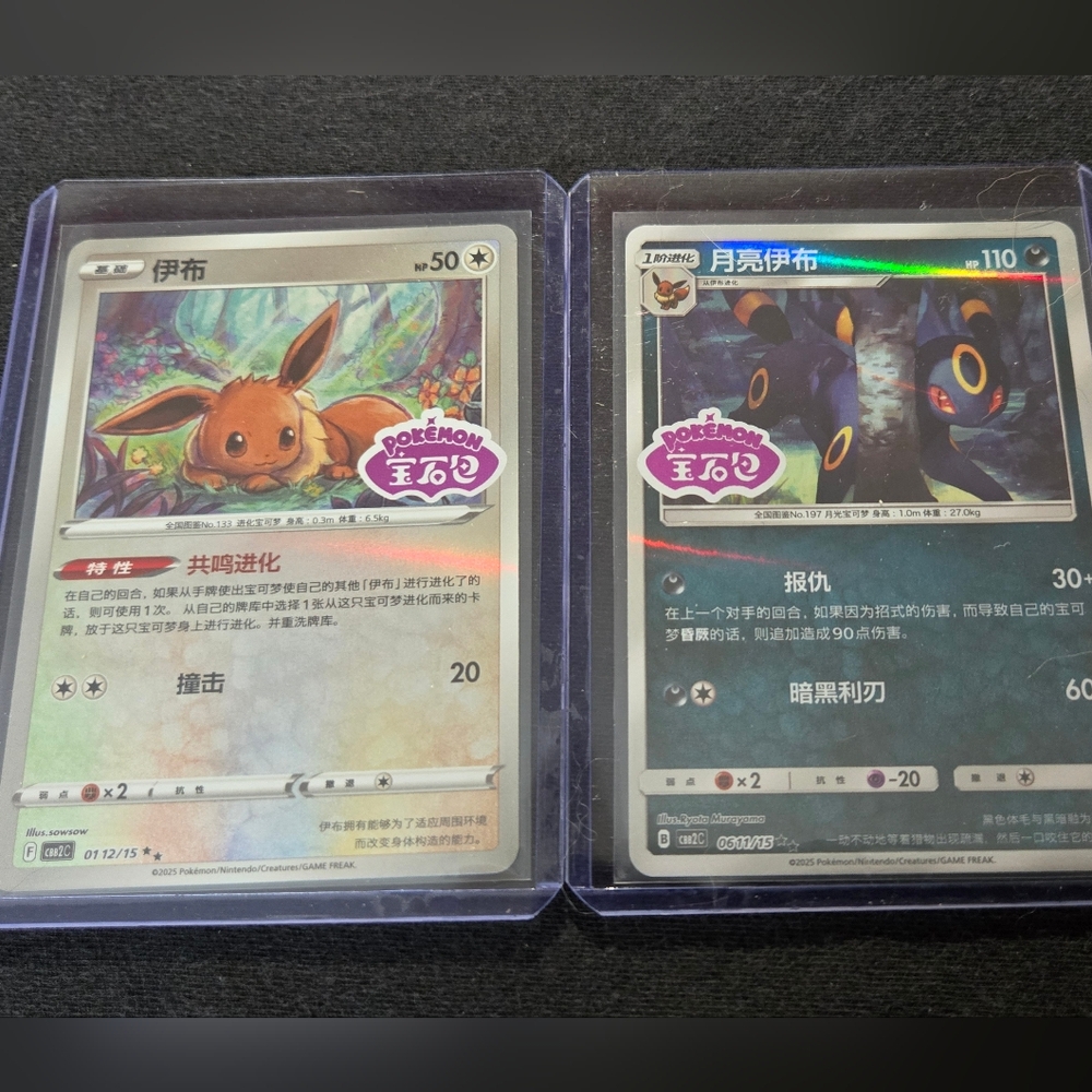 Pokémon Cards Chinese - Stamped Holo Rares